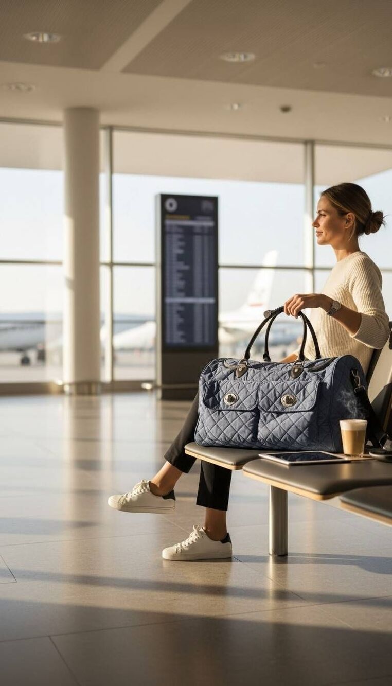 Baggalini rolling Duffle bag - Picture 1 of 14